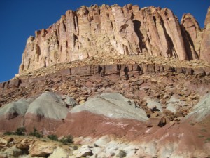 Canyons on Scenic Drive in Capitol Reef