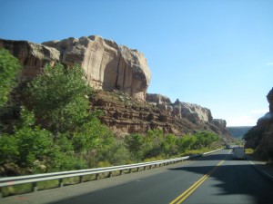 Highway Moab to Bluff