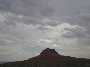 A sandstone formation, Valley of the Gods