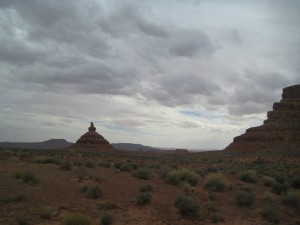 Rainclouds over Valley of the Gods