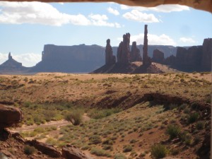 Grand View of Monument Valley
