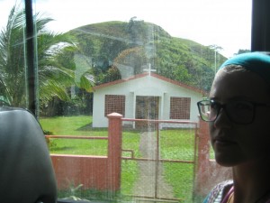 Buildings on drive to Lake Arenal