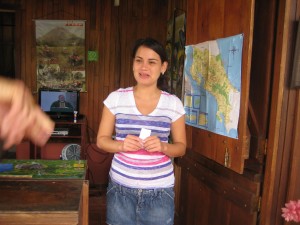 Tatiana, hostess at Hotel Rancho Cerro Azul