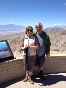 Connie and Kirk at Keys View in Joshua Tree