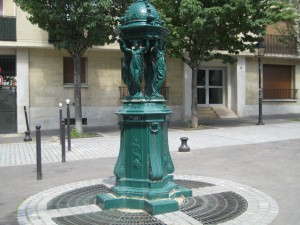 Fountain in La Butte aux Cailles