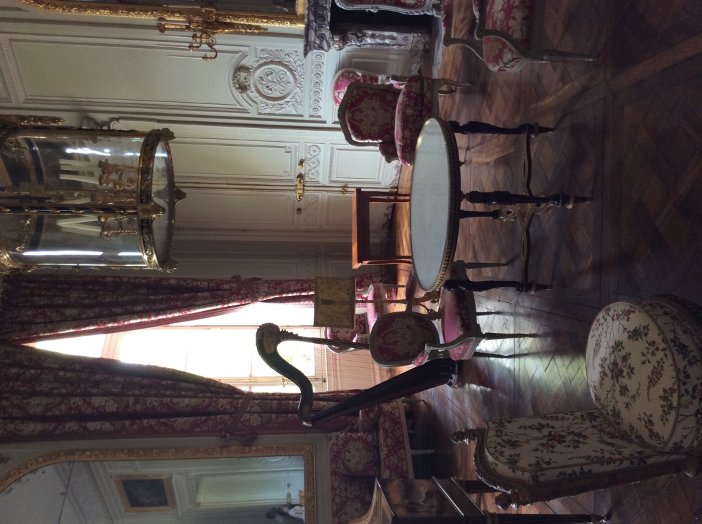 The Salon de compagnie, game room and music room of the Petit Trianon